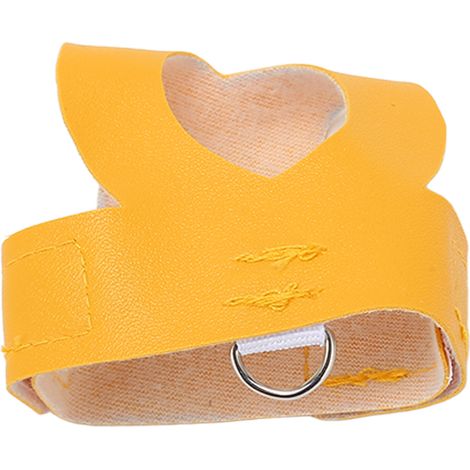 Harnais pour oiseaux en cuir artificiel avec laisse, harnais-gilet avec corde et poignée pour perroquets, perruches et calopsittes (taille M). (1/5)