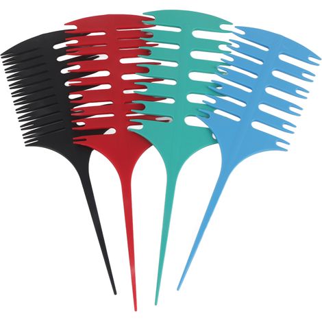 Kit professionnel de coiffure pour coloration, brosse et peigne de barbier, outil de teinture capillaire pour salon. (1/5)
