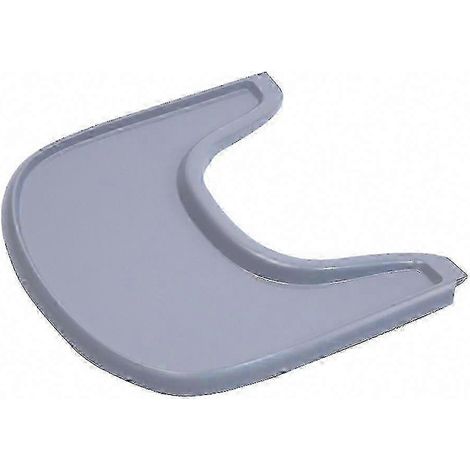 Lot de 2 plateaux repas antidérapants pour chaise haute Stokke Tripp Trapp et table, protection bébé, 100% silicone, bleu, compatible accessoires (1/3)