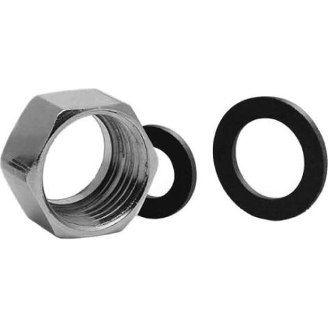 Dado e Guarnizione per Tubo Gas 1/2 Mm