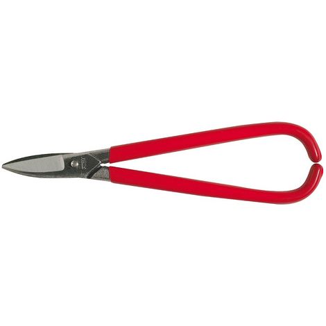 Stubai – Ciseaux d'orfèvre – Lame durcie pour coupes ultra-fines – Tête polie pour finition impeccable – Poignée ergonomique laquée rouge