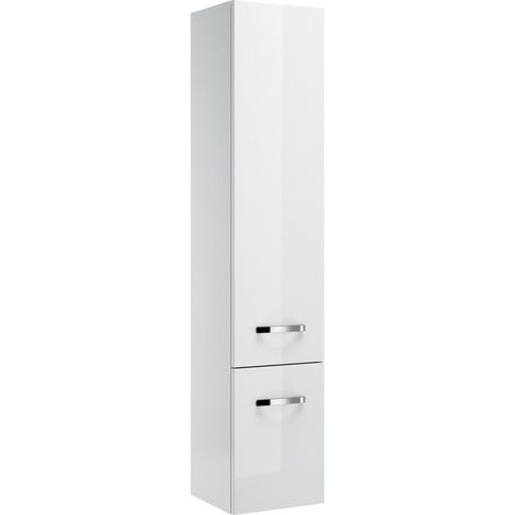 Colonne 2 portes réversibles Ancodesign - Anconetti - Blanc brillant - 166x35x33cm