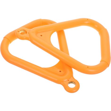 2-teiliges Set dreieckiger Turnringe für den Außenbereich, Hängeringe für Fitness, Pilates und Sporttraining, einfache Montage, für Zuhause und draußen