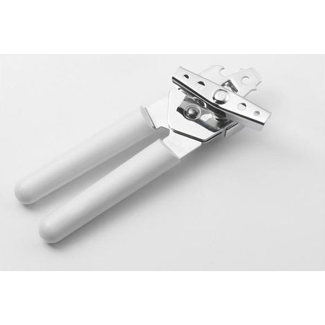 Pedrini 0048-820 Dosenöffner Mechanischer Dosenöffner Edelstahl, Weiß