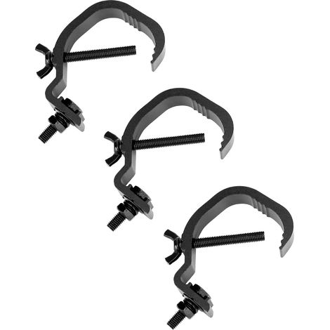 3-teilige Bühnenlichtklemme, Traversenklemme, Bühnenbeleuchtungszubehör, 30–52 mm, kompatibel mit den meisten Bühnenlichtern (1/5)