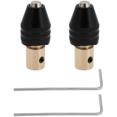 Lot de 2 Mandrins Miniatures Auto-serrants de 5 Mm pour Perceuses électriques Miniatures Meuleuses électriques (1/5)