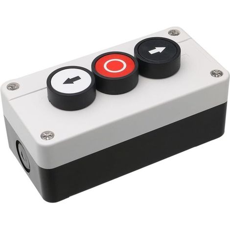 Bouton poussoir avec flèche haut bas pour volet roulant interrupteur de levage pour porte de garage accessoire pour motorisation de store (1/5)