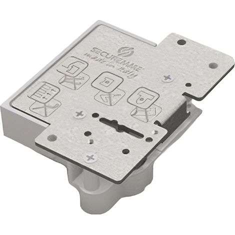 Securemme CUORE DI RICAMBIO SX DOPPIA MAPPA 4 MANDATE 3 CHIAVI per porte blindate Art. 250