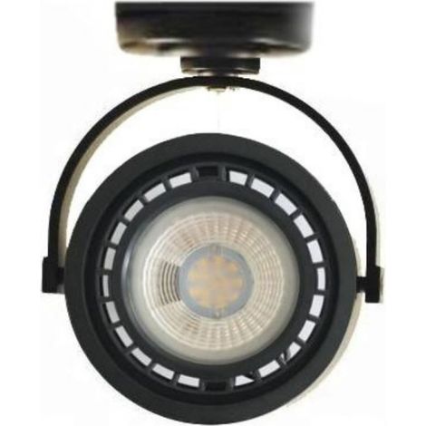Projecteur LED en saillie tête réglable AR111 GU10 60W IP20 aluminium 240V