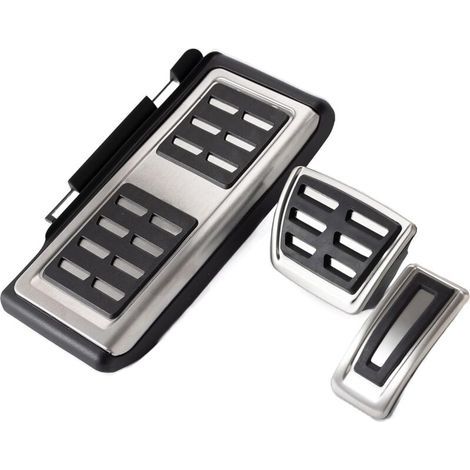 3 Pcs Pédales de frein à essence de voiture Plaques de repose-pieds pour V-W Golf Jetta Polo Touran Tiguan Passat A-udi-ARCAN (1/3)
