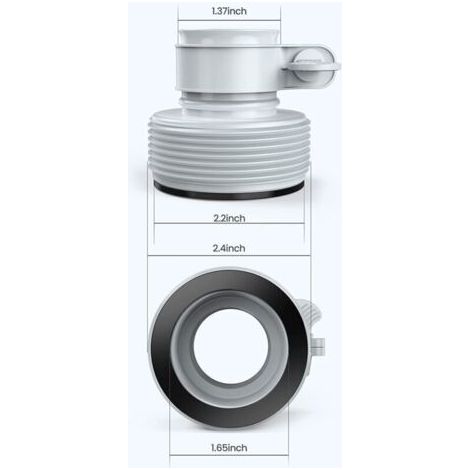 QORVA-Intex – 29061 – Lot de 2 adaptateurs 32–38 mm