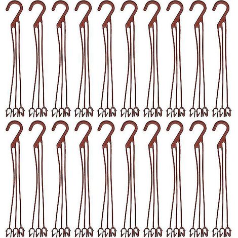 50 crochets de suspension en plastique (1/3)