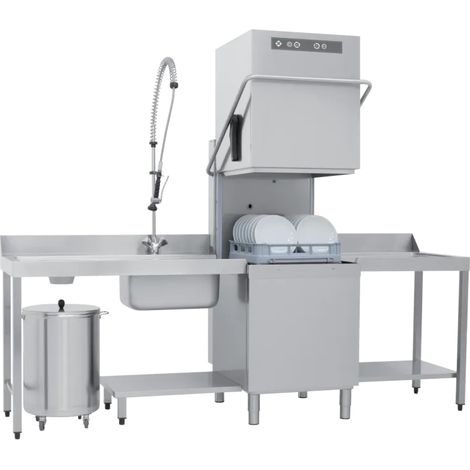 Lave-vaisselle à capot revêtement double 50x50 - 400 V RM - NT 102 - RM Gastro