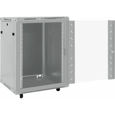 Maison Exclusive - Armadietto di rete Grigio 60 x 60 x 80 cm Acciaio