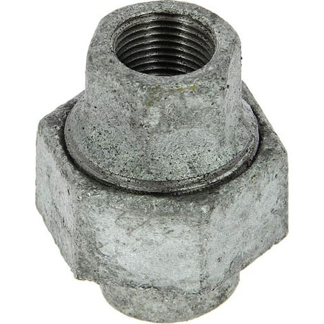 Union double Femelle à joint conique 340 galvanisé 3/8'' 12/17 - VIRFOLLET - 34005002