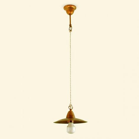 Lampadario rustico lampadari bartalini elisop s20 e27 led ottone sospensione (1/5)