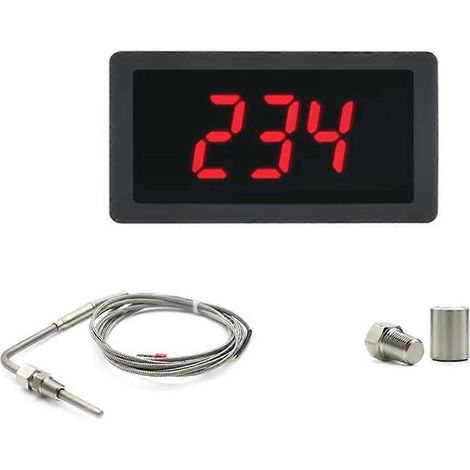 Indicateur LED avec capteur de température, kit de soudure pour capteur PT100, fonction réglable, D (1/5)