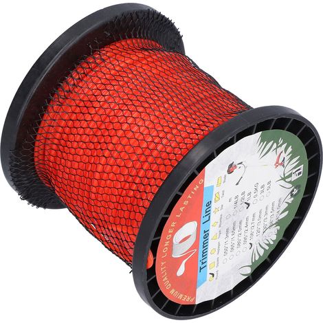 Fil de coupe nylon rond 2.7mm, fil pour débroussailleuse 1LB, cordon de coupe circulaire résistant, lot de 1 livre (1/5)