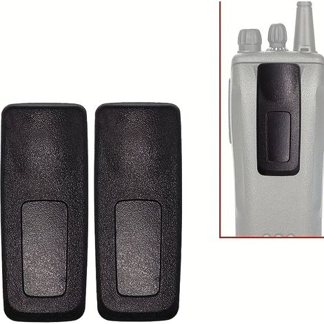2 Pièces, Couleur Noire, Clips de Ceinture pour Talkie-Walkie Xpr3300 en Plastique, pour Travail, Extérieur (1/5)