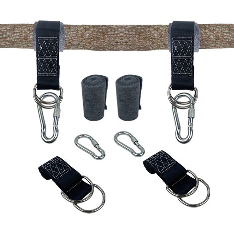 Sollbry Kit para colgar columpios de árbol, correa para columpios de árbol, perfecto para columpios de árbol y hamacas, fácil y rápido de instalar (1/3)