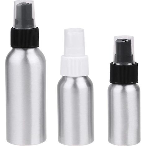3-teiliges Set Aluminium-Reiseflaschen