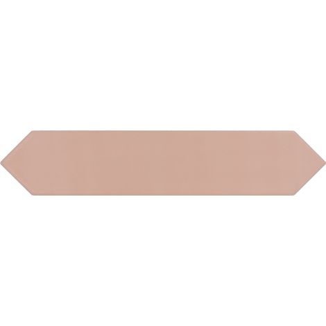 Carrelage mur faience forme navette 5x25 cm mate LANSE ROSE (vendu par boite de 0,50m2)