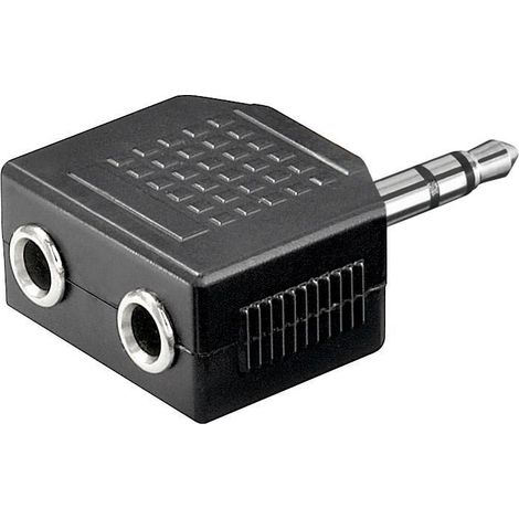 adattatore aux cuffie jack stereo 3.5 mm a 2 x presa 3.5 mm stereo (1/2)