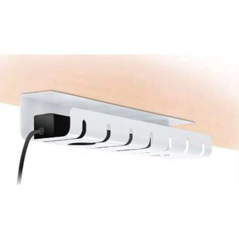 Roline 7630049617643 Organizzatore di cavi bianco metallico