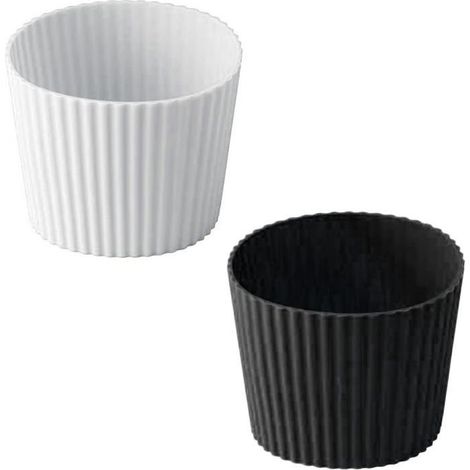 Lote de 2 mangas antideslizantes de silicona para tazas de café - Resistentes y reutilizables (1/3)