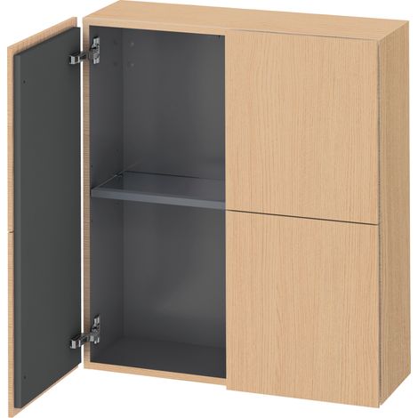 Duravit L-Cube armoires mi-hautes, 2 portes, 700x243x800mm,