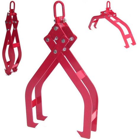 Holzzange Rückezange 1,5to Verladezange Holzgreifer Forstseilwinde Greifer 55865 (1/5)