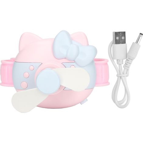 Mini ventilateur horloge USB rechargeable, portable, mignon et rafraîchissant pour le poignet.-AquaForge