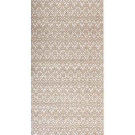 Rug ATIMA Beige 80 x 150 cm Jute