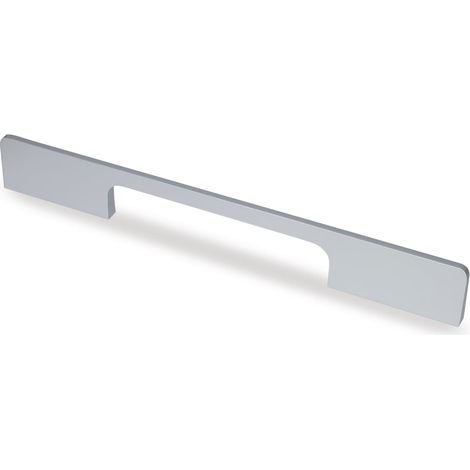 Tirador 492 mm Cromo Brillo (LAIA-CENT)   - Tirador plano ancho minimalista LAIA (1/4)