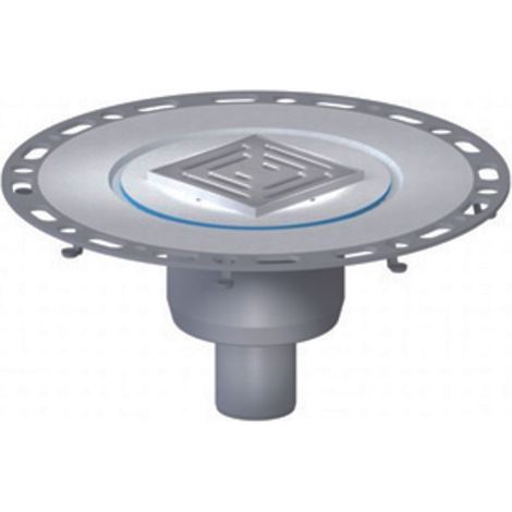 DALLMER Scarico a pavimento TistoPlan verticale K 10, DN 50, 100 x 100 mm, 513489