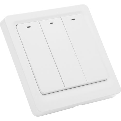 Interrupteur Zigbee 3 Boutons Murale Intelligent TUYA 600W, Contrôle par Télécommande et Application (1/5)