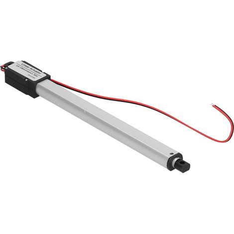 12-V-Linearantrieb, 150 mm, interner Endschalter, Geräuschunterdrückung, Kurzschlussschutz, Mini-Elektroantrieb 15 mm/s – 50 N (1/5)