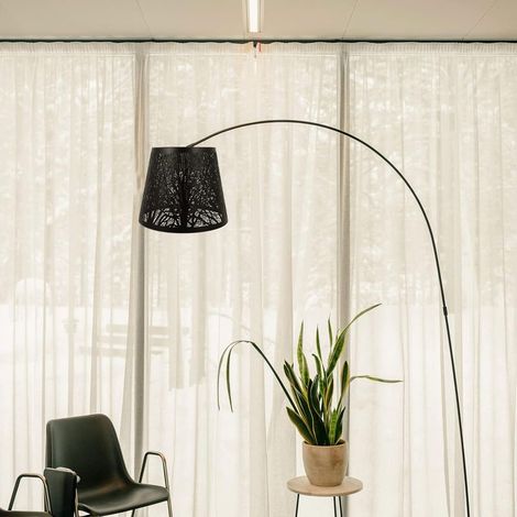 Abat-jour - Métal - E27 - Tambour - Noir - Pour Lampe De Table Ou Applique - 1 Pièce (1/5)