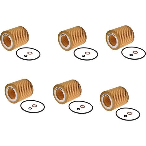 Filtre à huile moteur 6X Hu816X pour BMW E60 E82 E88 E90 E92 E93 09106015 11427541827 (1/5)