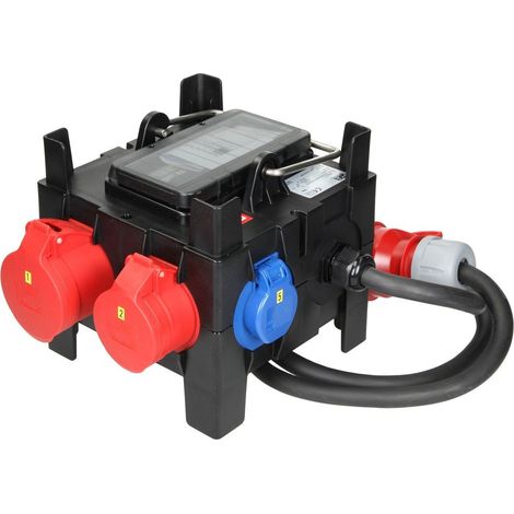 Distributeur mobile IMST 2x CEE 16/32 3x prises Schuko