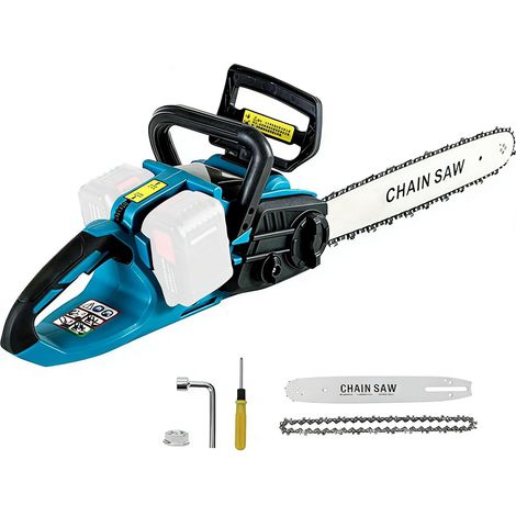 Tronçonneuse électrique sans fil compatible avec 18 V 16 Pouces Tronçonneuse Électrique sans Fil, Mini Scie à Chaîne, Tronçonneuse sans fil, tronçonneuses électriques (1/5)