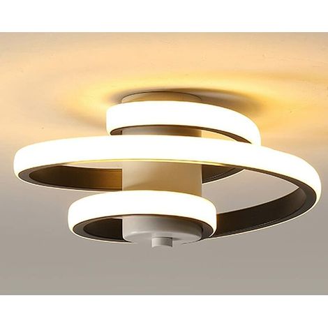 EASYCOMFORT Plafonnier LED Moderne en Forme de Spirale - Éclairage pour Salon, Chambre, Cuisine (Blanc Chaud) (1/5)