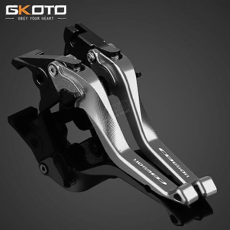 Accessoires moto pour Honda CB650R (2018-2022) : leviers de frein et d'embrayage courts de haute qualité, usinés CNC et réglables en titane. (1/5)