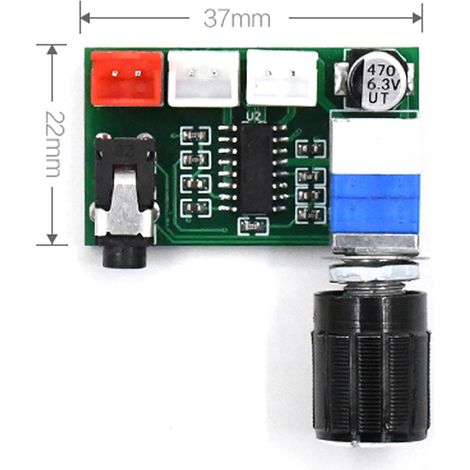 Carte d'amplificateur numérique PAM8403 avec bouton de volume, entrée AUX, alimentation USB 5V, deux sorties 3W XH-A157 (1/4)