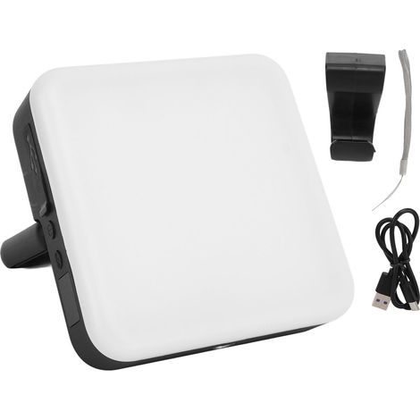 Lampe de camping LED étanche avec support rotatif 90°, projecteur de tente pour urgence extérieure, éclairage portable. (1/5)