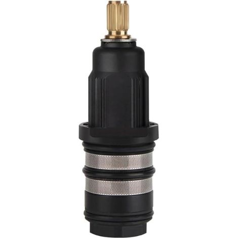 Kit de réparation de barre de mélangeur de douche thermostatique en laiton, cartouche thermostatique de remplacement, noyau de valve d'eau froide et chaude, pour robinet de douche (1/4)