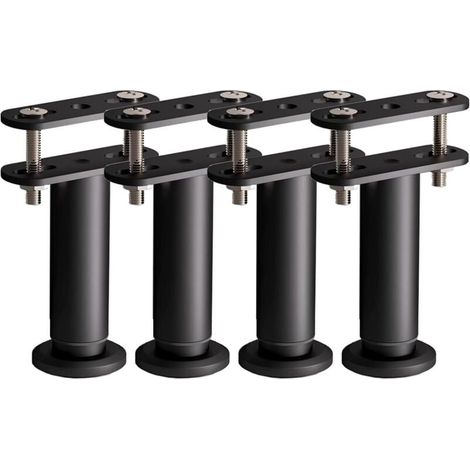 Set of 4 Adjustable Bed Support Legs for Furniture Frames, Heavy Duty Metal Support Slats (120mm - 180mm) MUMU (1/4)