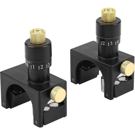 2Pcs Adjustment Blade Planer, Planer Knife Adjustment Jig Woodworking Tool for Working Gauge Magnetic Planer Knife (1/5)