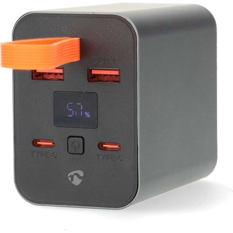 30,000 mAh Power Bank, 4 Ports, USB-C & USB-A, PD & QC (1/5)