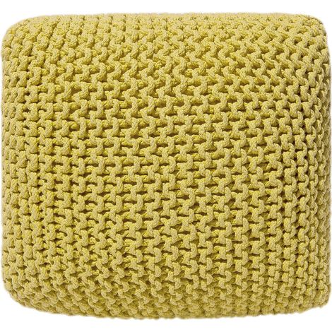 Pouffe CONRAD Cotton Yellow (1/5)